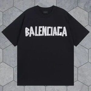 Balenciaga Men's Black Short Sleeve